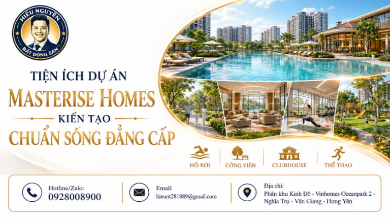 tiện ích dự án Masterise Homes